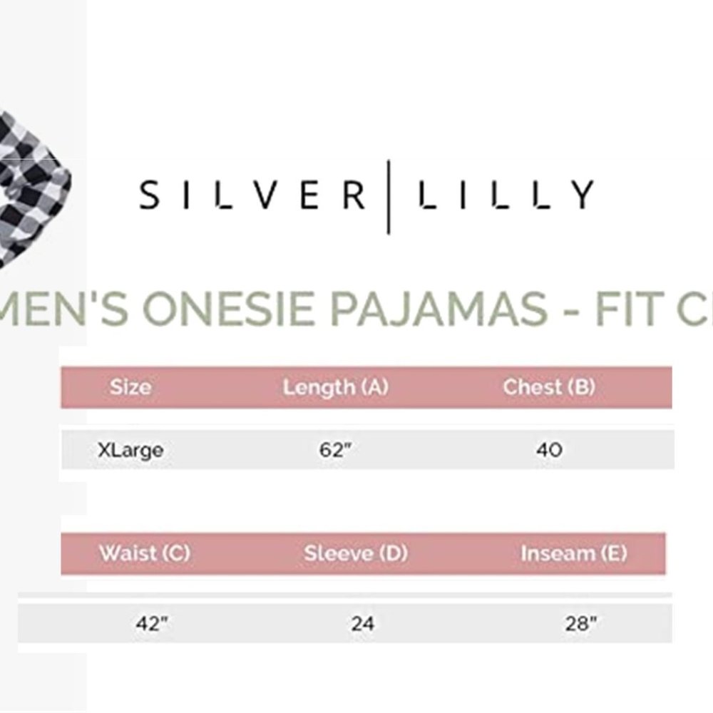 SILVER LILLY Buffalo Plaid Flapjack Pajamas  NEW! - Picture 9 of 10